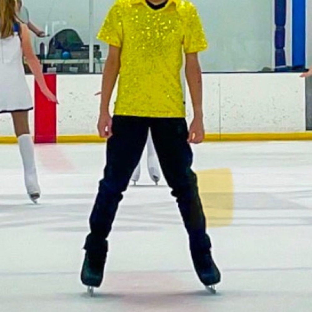 Boy ice skate / dance costume top (8-10 yrs)